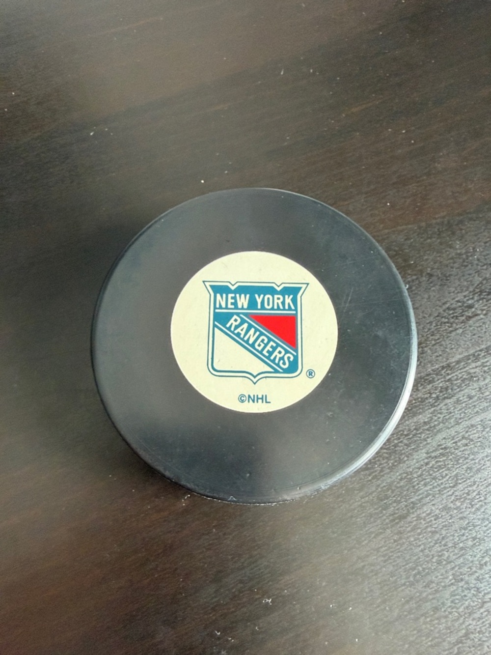 New York Rangers Official NHL Hockey Puck